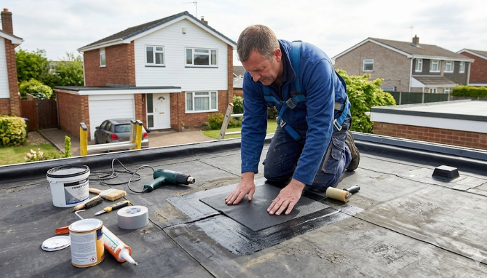 How to Repair a Flat Garage Roof
