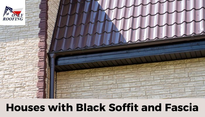 Houses with Black Soffit and Fascia