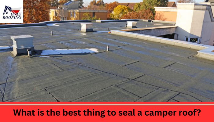 What is the best thing to seal a camper roof