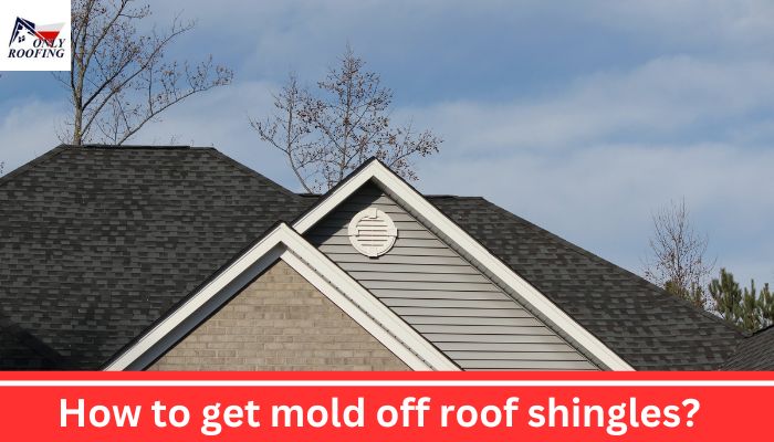 How to get mold off roof shingles