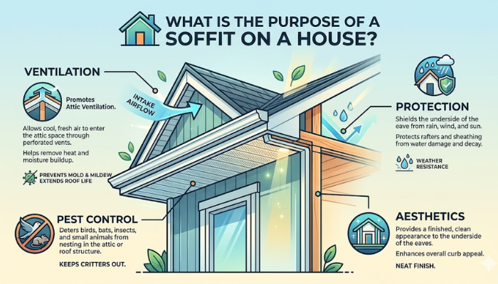 What Is the Purpose of a Soffit on a House?