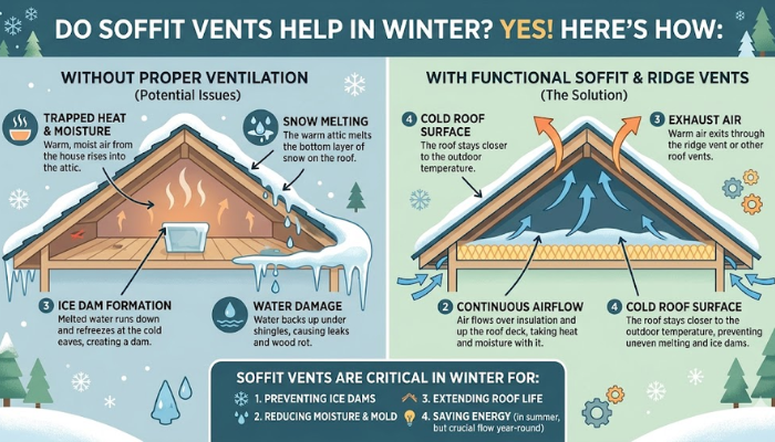 Do Soffit Vents Help In Winter?