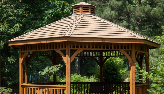 What can I use for a gazebo roof