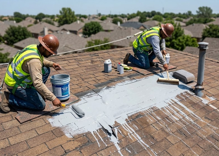Which Chemical Is Used for Roof Leakage?