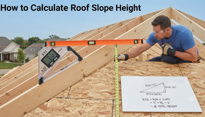 How to Calculate Roof Slope Height?